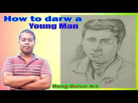 how-to-draw-a-young-man-face-step-by-step-|-rong-bahar-art