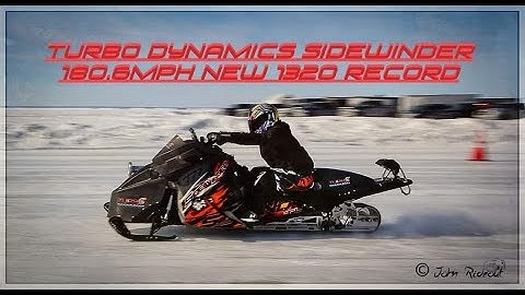 Turbo dynamics 998 turbo 1320 feet record 180mph at Nbssr event