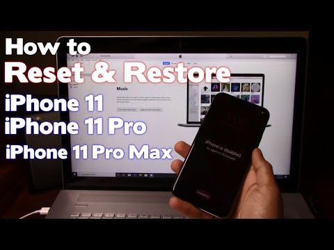 How to Reset & Restore iPhone 11/Pro/Pro Max - Factory Reset Forgot Passcode iPhone is Disabled Fix