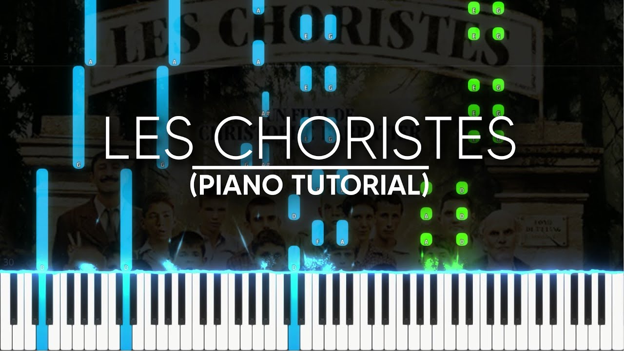 Les Choristes - Vois Sur Ton Chemin (Piano Tutorial) [Free Midi] - YouTube
