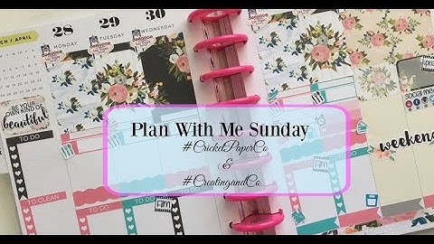 Plan With Me Sunday || CricketPaperCo feat. Creating&Co
