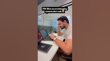 POV: Debugging someone else’s code… #WorkHumor #CodeHumor #CorporateLife #FunnyShorts #TechJokes