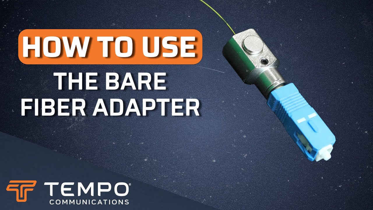 Test The WHOLE Fiber Optic Bundle, With This Bare Fiber Adapter!
