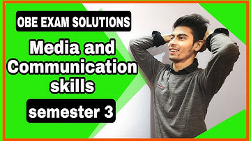12035902|Media and Communication Skills|| English Generic Elective -2|| OBE EXAM SOLUTIONS| sol du|