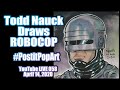 Drawing Robocop: Todd Nauck Post-It Pop Art Livestream 058