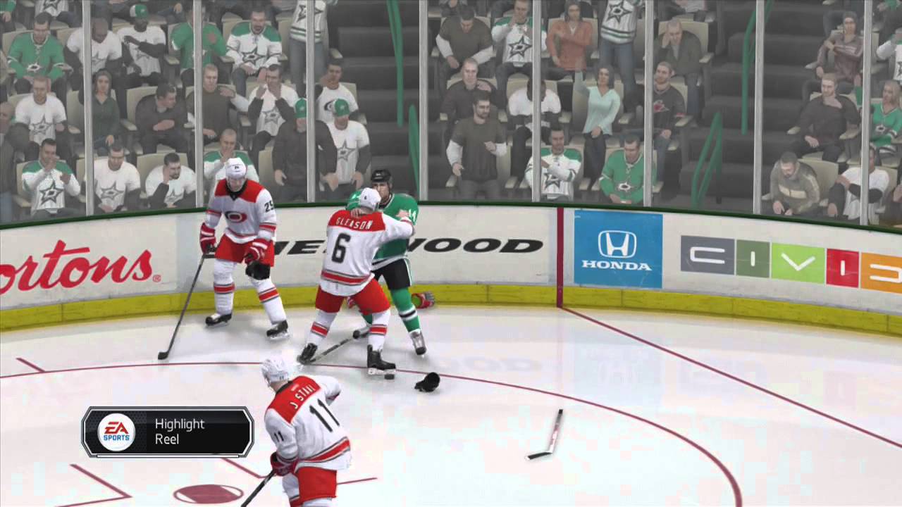 NHL 14: Dallas Stars vs Carolina Hurricanes (Both New Uniforms!) - 2nd & 3rd Period Gameplay