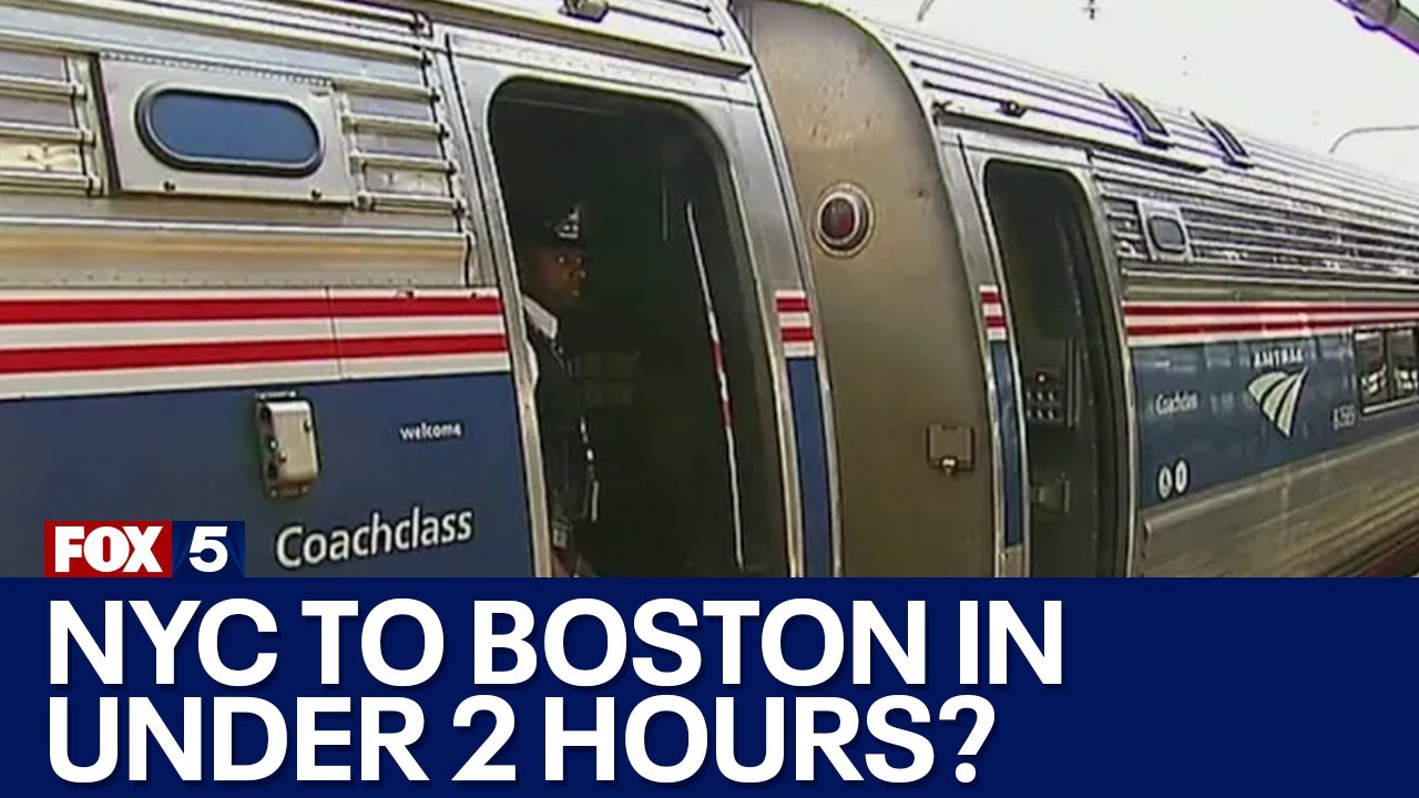 Proposed high-speed rail line would take travelers from NYC to Boston in under two hours
