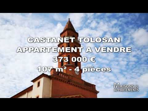 CASTANET TOLOSAN - APPARTEMENT A VENDRE - 373 000 € - 107 m² - 4 pièces