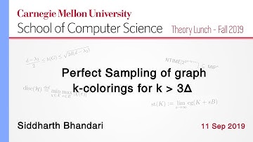 Perfect Sampling of graph k-colorings for k greater than 3Δ