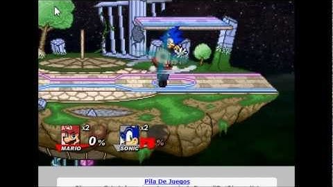 Super Smash Flash 2 Demo v0.8: Mario vs Sonic