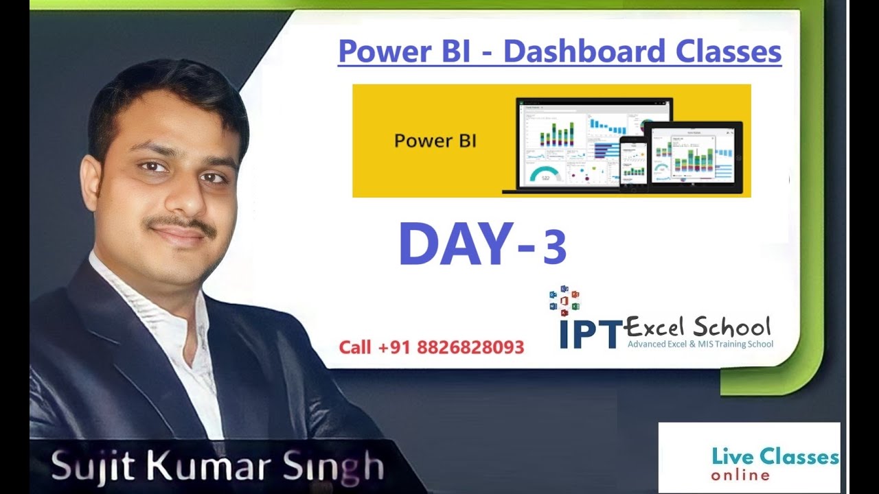 Day -3 - Power BI Dashboard Classes in Hindi with Sujeet Sir - YouTube