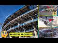Spotify Camp Nou Construction Update | Third Tier Progress, VIP Concrete &amp; Compression Ring Lift