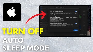 How To Turn Off The Auto Sleep Mode In Macbook