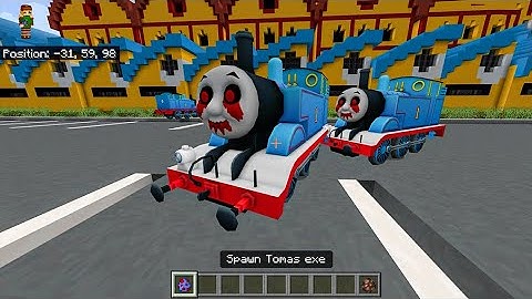 3D Realistic Addon Thomas exe/MCPE/Minecraft PE/1.19 Choo choo Charles