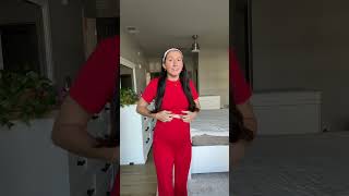 PUMIEY Women’s Lounge Set | Short Sleeve Top &amp; Flare Pants Minimalist Pajama Outfit