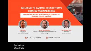 EdTalk on Identity and Access Management is Essential for Students, Faculty and Staff