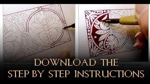 Learn how to create this Greek 14th century border