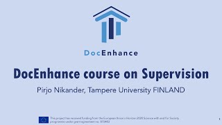 DocEnhance supervision teaser
