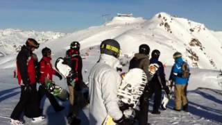 Snowboarding in Val Thorens 2012