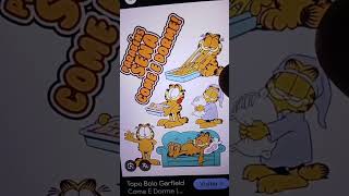 TOPO BOLO 🎂 GARFIELD 🧡💛
