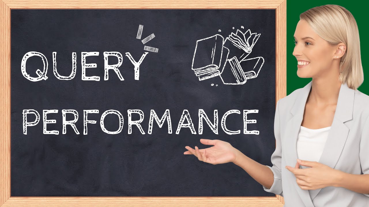 How to do Query Performance in SQL ? - YouTube