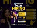 🚀 We Are Hiring | Freshers & Experienced | Jobs in Telangana & Andhra | Apply Now 🔥