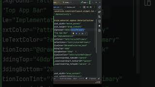 Fix Toolbar Overlap with Status Bar | Material 3 Android Studio #shorts