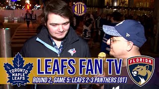 Full It's The Same Sh*t EVERY YEAR | INSTANT Fan Reaction | Leafs Fans React | TOR 2-3 FLA (OT) Update