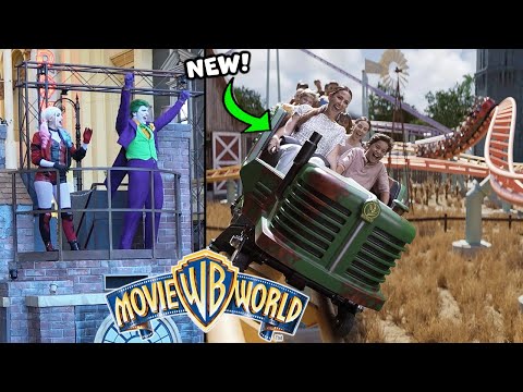 Movie World Gold Coast | BIG Wizard of Oz Land Update, Flash Coaster Opening & more!