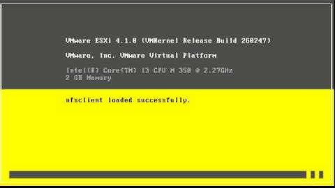 ISUPPORTYOU Video : ESXi41 Installation inside VMware Workstation 7
