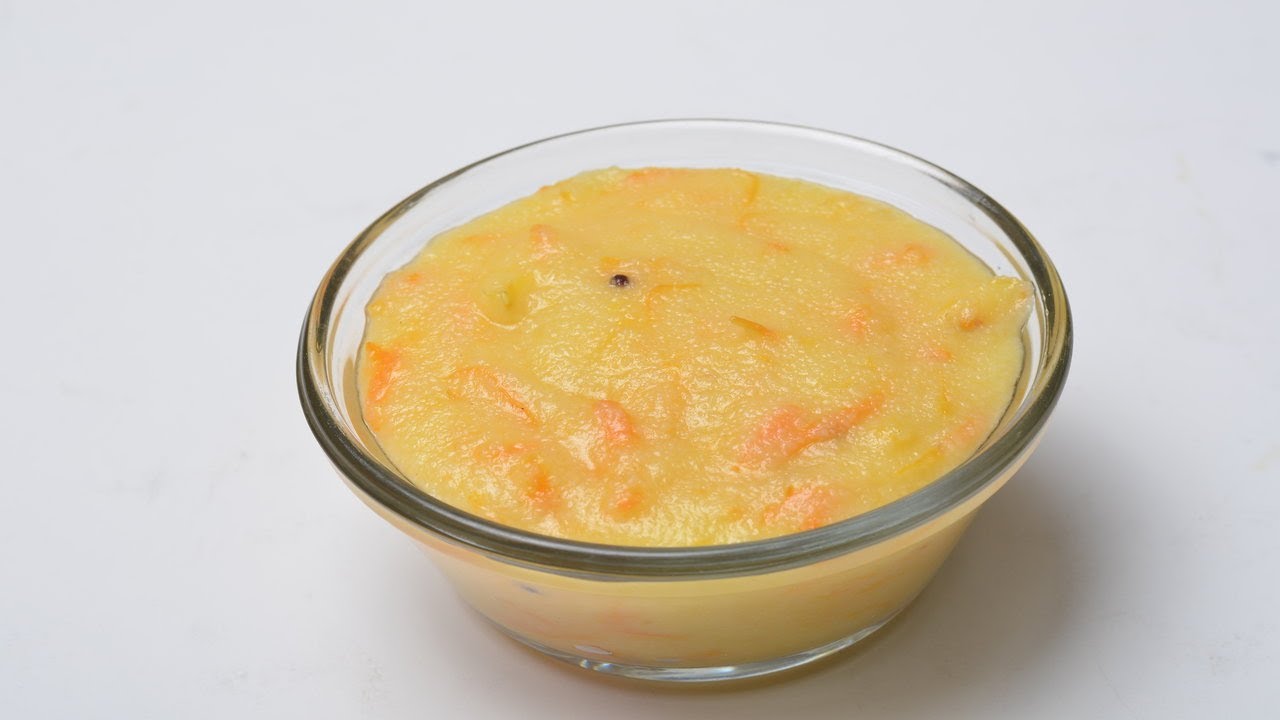 క్యారెట్ ఆలూ రవ్వ జావ/Baby Food/Carrot and Potato Baby Food YouTube