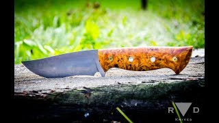 RECURVE HUNTER - Making a Hunting Knife - Part 1 by RvD Knives 38,888 views 6 years ago 11 minutes, 43 seconds