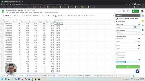 Churn prediction with data from Google Analytics (HD)