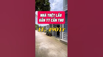 NHÀ TRỆT LẦU GIÁ RẺ NHẤT KHU 1 TỶ 490 TRIỆU #batdongsan #linhcantho #nhadep #bds