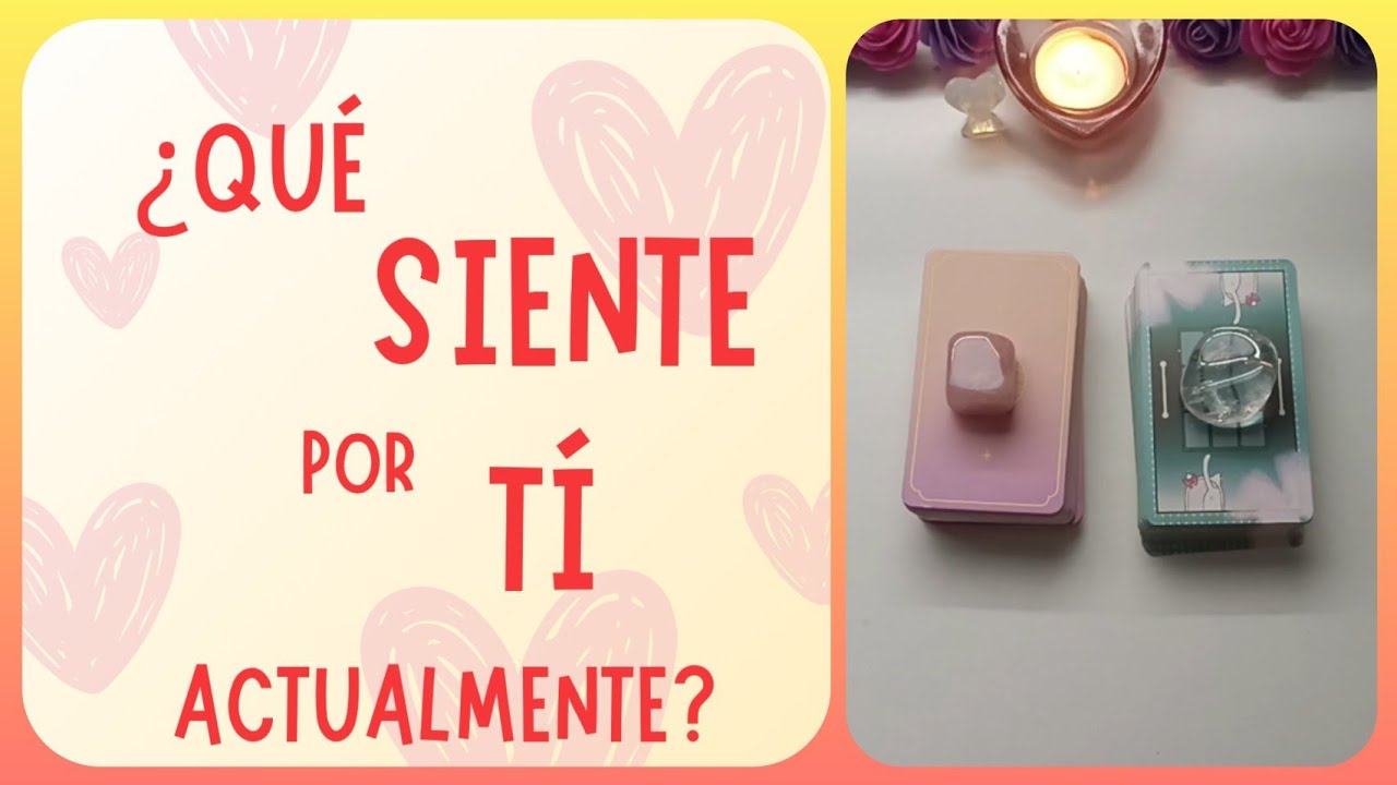 💔 ️‍🩹😧Qué SIENTE por TÍ ACTUALMENTE? Tarot Interactivo de Amor - YouTube