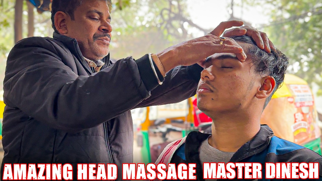 Best Indian Head Massage for Anxiety and Stress Relief | Master Dinesh | With 30 Years Experience