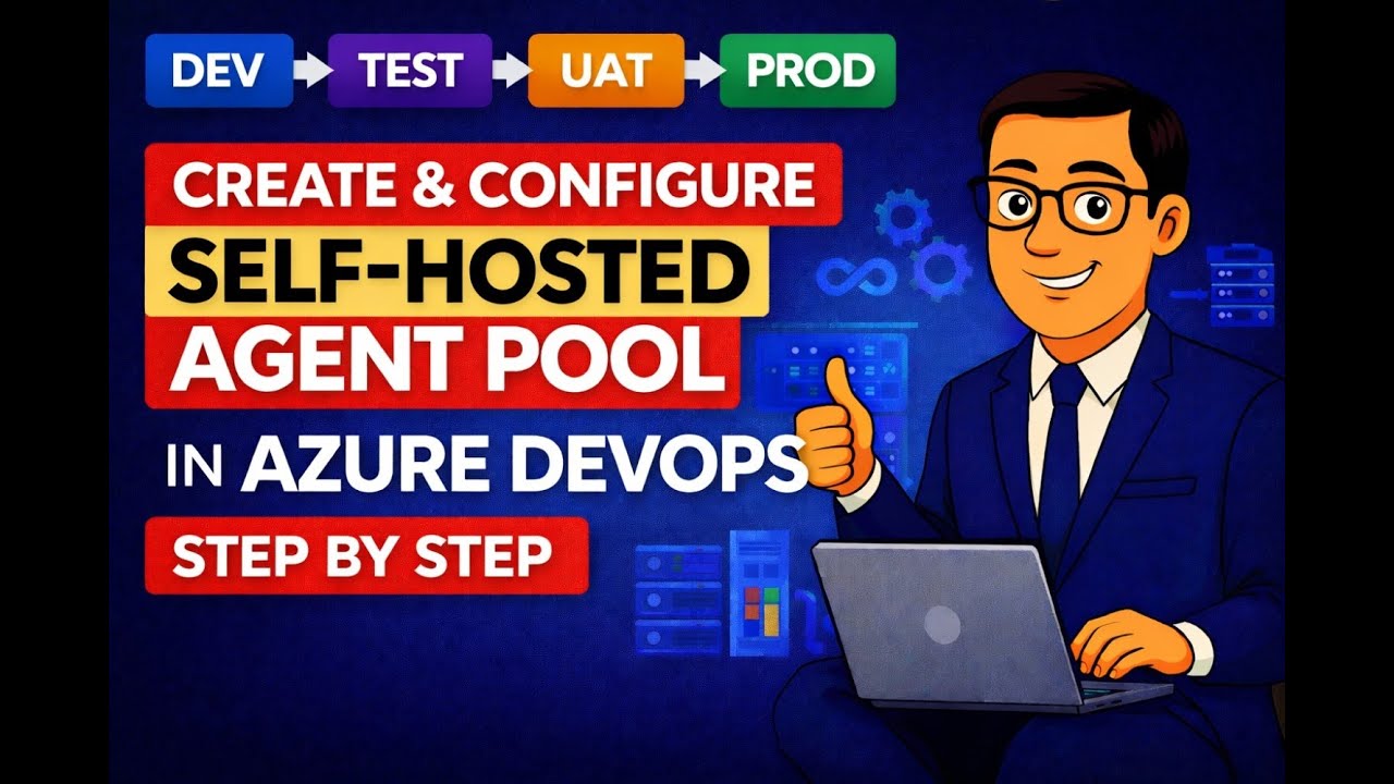Create Self-Hosted Agent Pool & Configure in Azure DevOps | Power ...