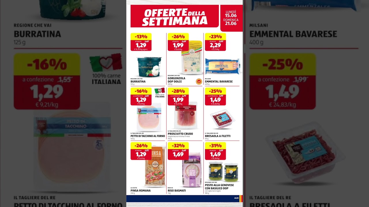 Volantino ALDI dal 15 Giugno 2026