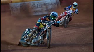 Pirates v Lions, Heat 6, Scott Nicholls passing Brady Kurtz