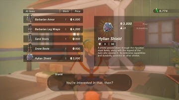 BotW Replacement Hylian Shield and Armor