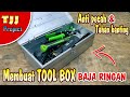 membuat TOOL BOX dari BAJA RINGAN // test ragum tekiro 3"