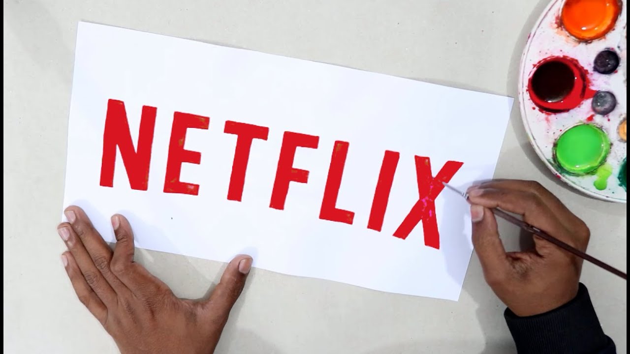 HOW TO DRAW THE NETFLIX LOGO 