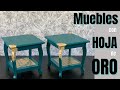 ❇️ DIY| RESTAURACION DE MUEBLES: Muebles con Hoja o Pan de oro ❇️
