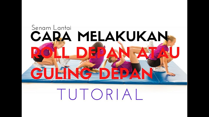 Sikap badan yang benar ketika melakukan roll depan (guling depan) adalah