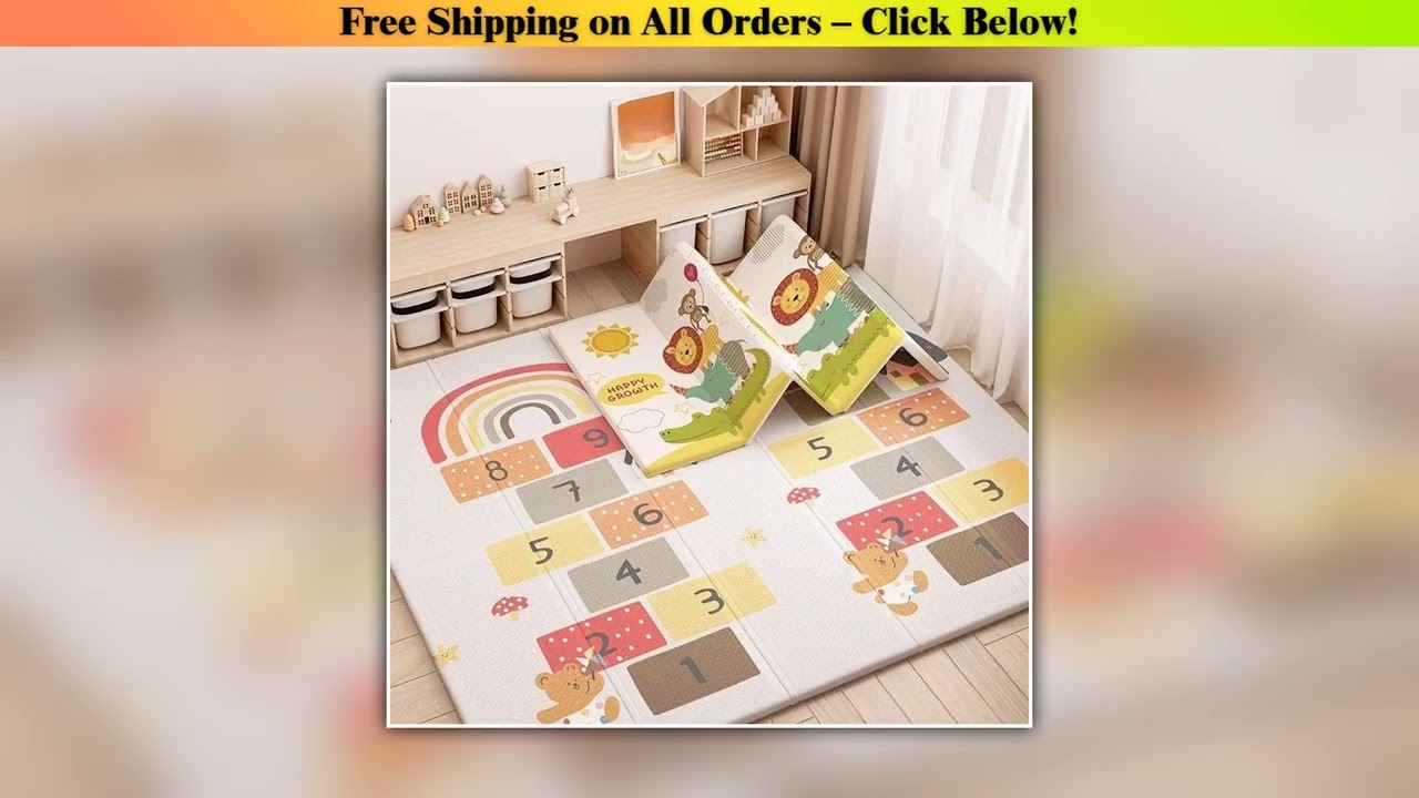 Thickened Foldable Baby Crawling Mat Odor Free Foam Play Mat Spliceable Indoor Home Floor Pad for