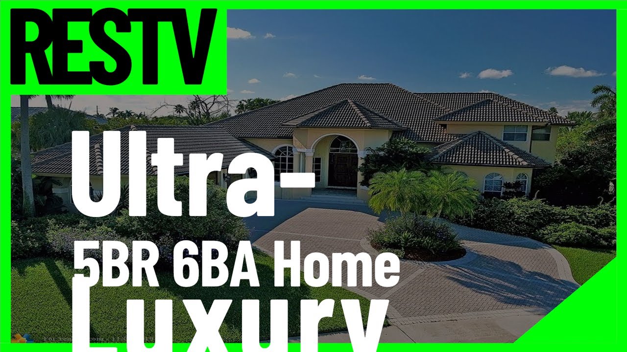 RESTV Boca Raton Luxury Home For Sale 7106 Montrico Dr Encantada MiamiFort Lauderdale