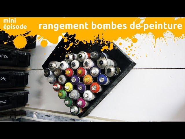 ▷ Rangement bombe aerosol