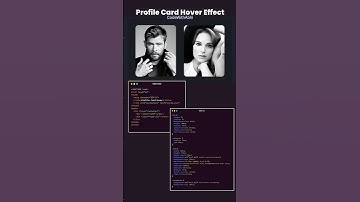 Profile card hover effect in website #trending #coding #frontendcourse #webdesign #shorts #htmlcss