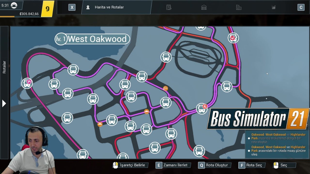 BUS SİMULATOR 21 YENİ ROTA OLUŞTURMA / YENİ HAT AYARLARKEN NELERE DİKKAT ETMELİYİZ / DENGELİ ROTA