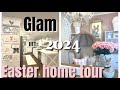 Step inside my glamorous easter home tour 2024  inspiring easter decor ideas by chellesglamhome